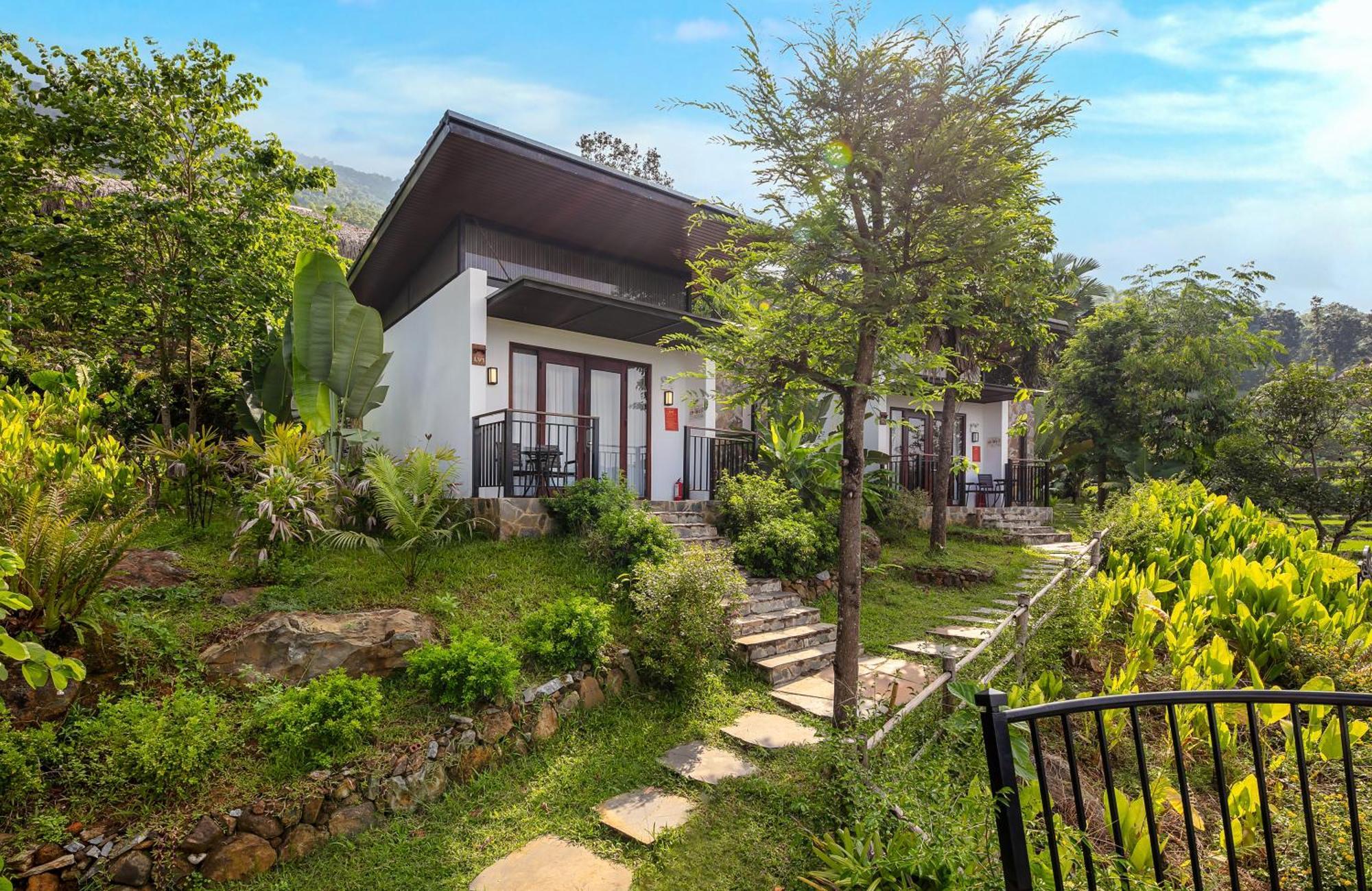 Отель Pu Luong Bocbandi Retreat Экстерьер фото