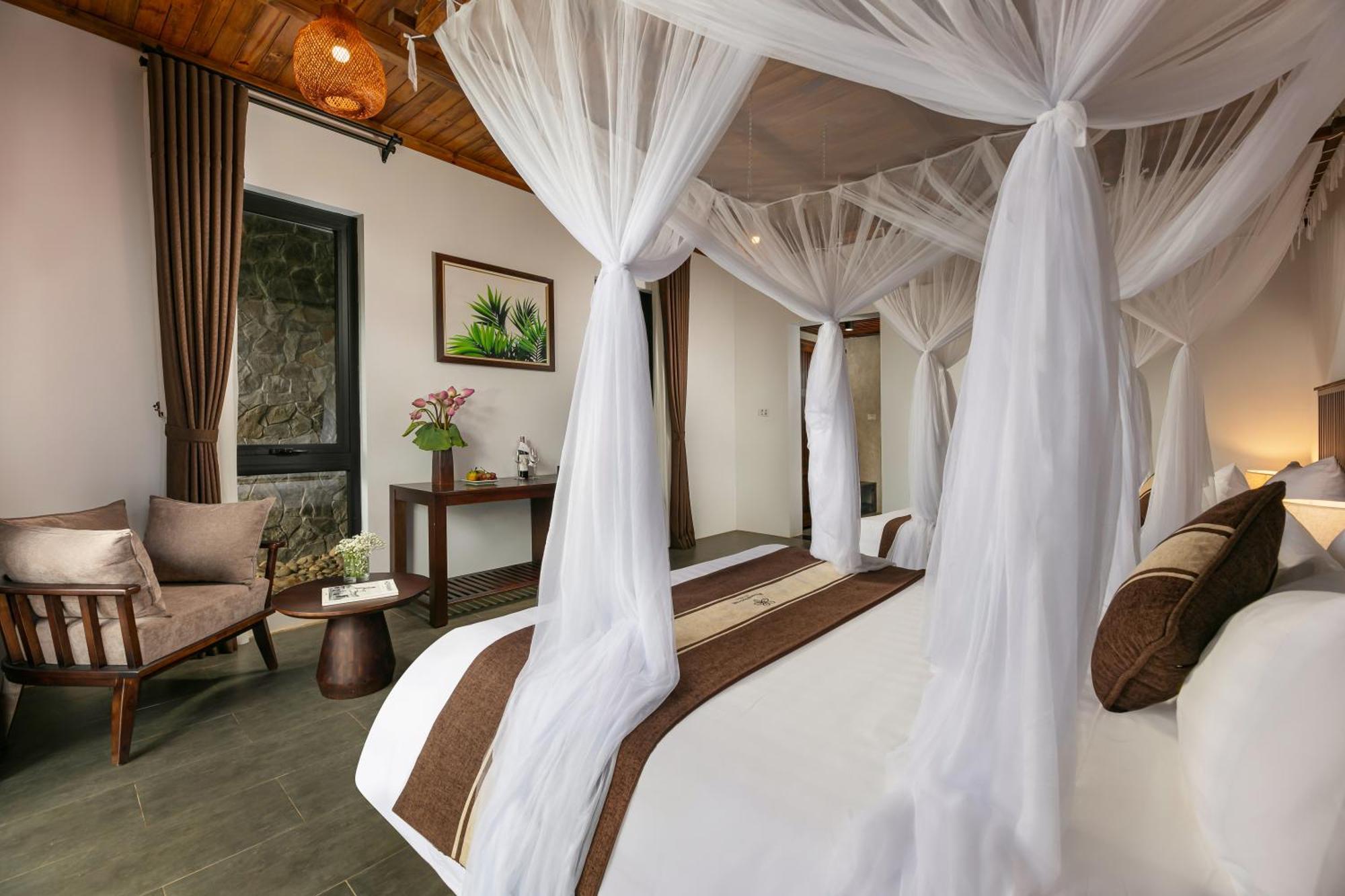 Отель Pu Luong Bocbandi Retreat Экстерьер фото
