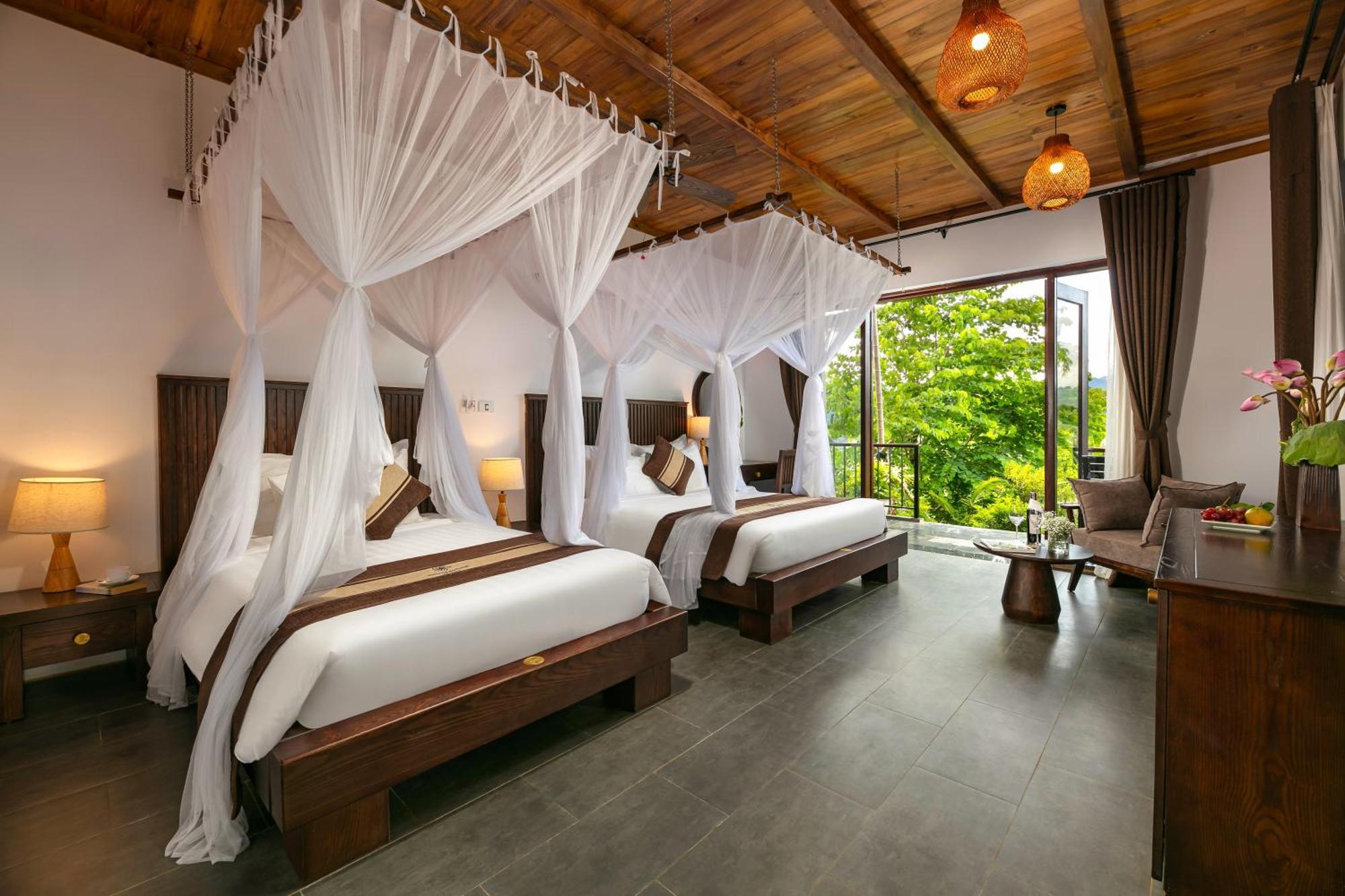 Отель Pu Luong Bocbandi Retreat Экстерьер фото
