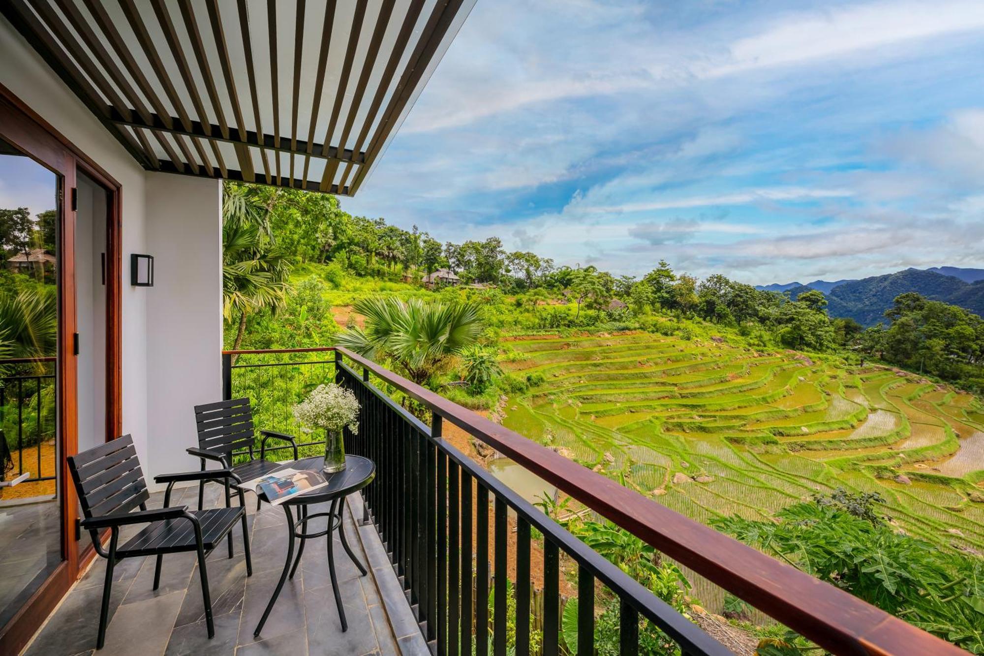Отель Pu Luong Bocbandi Retreat Экстерьер фото