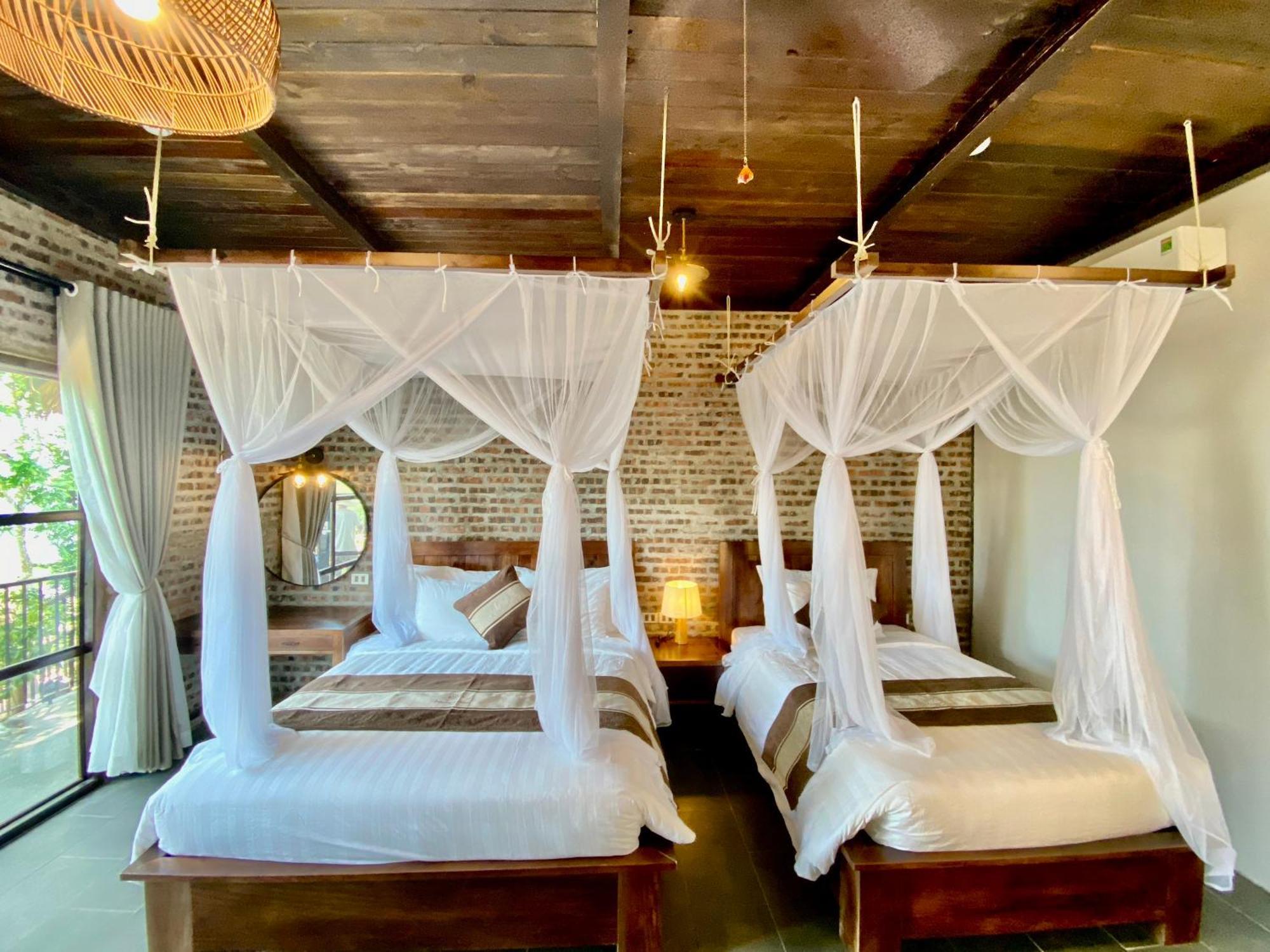 Отель Pu Luong Bocbandi Retreat Экстерьер фото