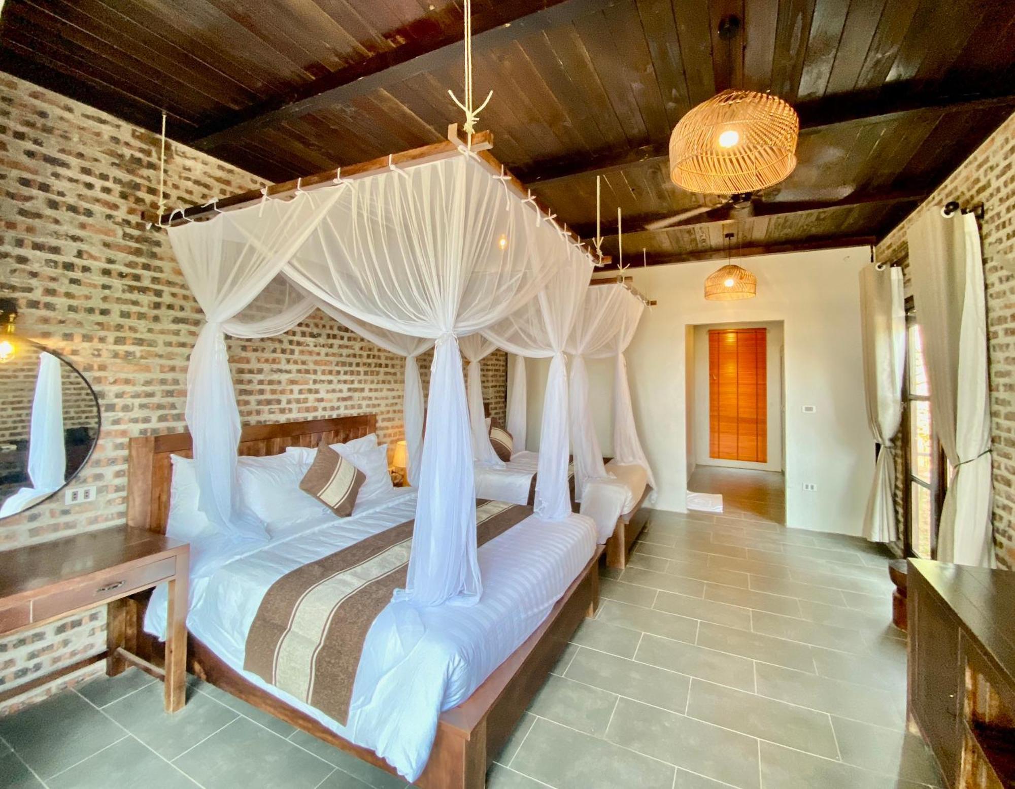 Отель Pu Luong Bocbandi Retreat Экстерьер фото